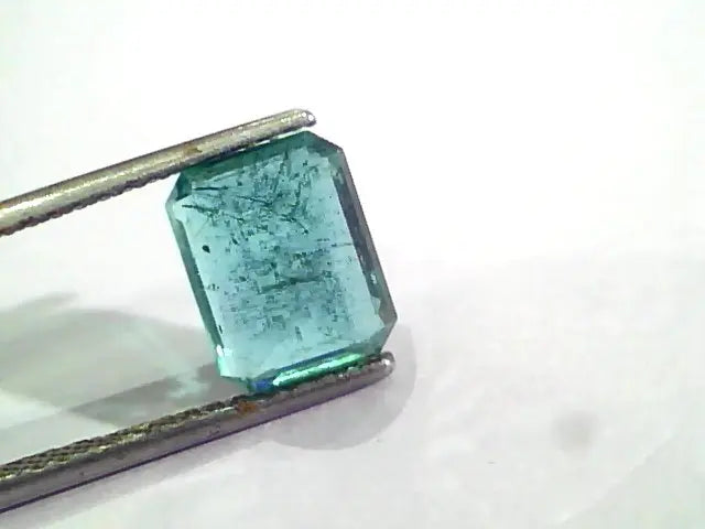 3.38 Ct Untreated Natural Zambian Emerald Gemstone Panna AAA