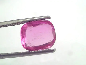 3.31 Ct GII Certified Unheated Untreated Natural Madagaskar Ruby - Venus Gems