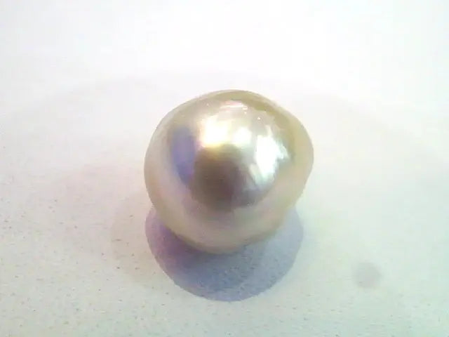 3.14 Carat Natural Certified Real South Sea Pearl,Certified Moti