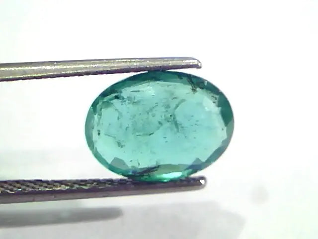 3.32 Ct Untreated Natural Zambian Emerald Gemstone Panna AAA