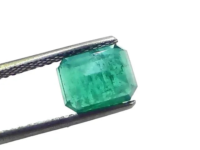 3.33 Ct GII Certified Untreated Natural Zambian Emerald Panna AAA - Venus Gems