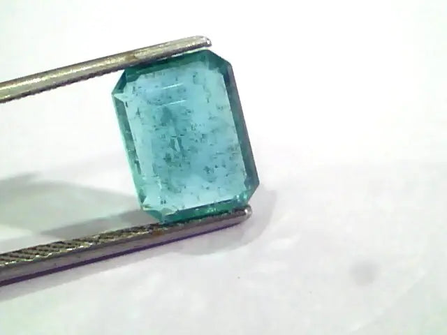 3.41 Ct Untreated Natural Zambian Emerald Gemstone Panna AAA