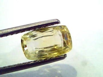 3.33 Ct Unheated Untreated Natural Ceylon Yellow sapphire Gems