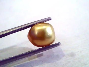 3.34 Ct Certified Natural Venunjula Real Pearl/Real Moti