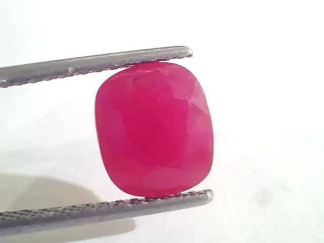 3.34 Ct 5.7 Ratti Untreated Natural Old Burma Ruby Manik Gemstone