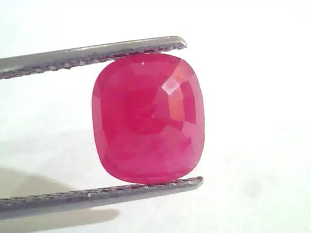 3.34 Ct 5.7 Ratti Untreated Natural Old Burma Ruby Manik Gemstone