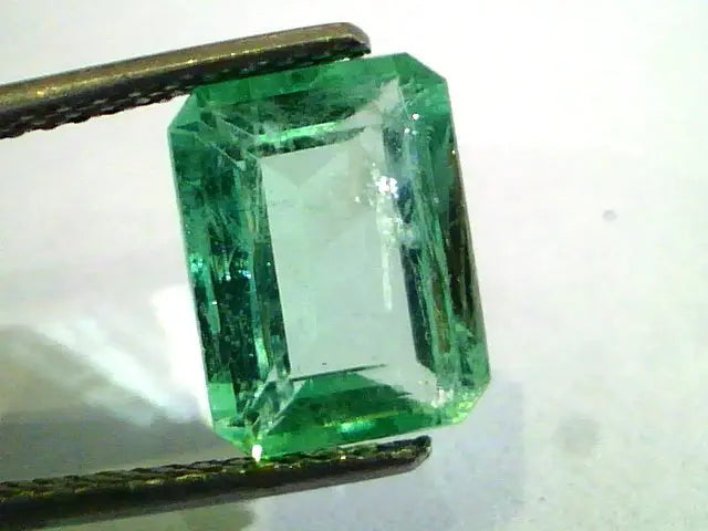 3.35 Ct Unheated Natural Colombian Emerald Gemstone