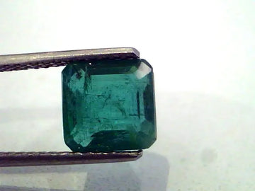 3.36 Ct Unheated Untreated Premium Natural Zambian Emerald AAA