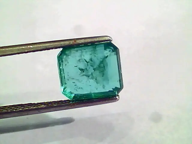 3.35 Ct Untreated Natural Zambian Emerald Gemstone Panna AA++