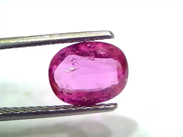 3.35 Ct GII Certified Unheated Untreated Natural Madagaskar Ruby AAAA - Venus Gems