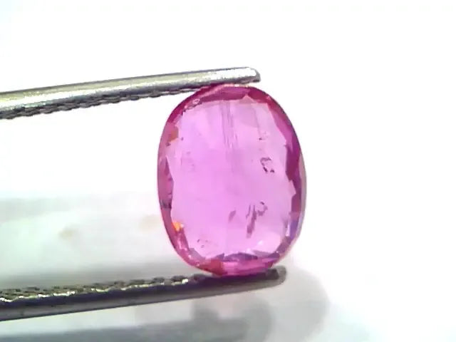 3.35 Ct GII Certified Unheated Untreated Natural Madagaskar Ruby AAAA - Venus Gems