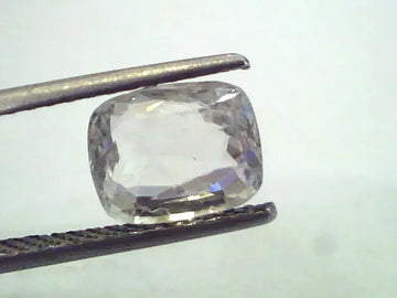 3.33 Ct Unheated Untreated Natural Ceylon White Sapphire Gems
