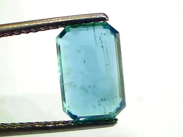 3.36 Ct GII Certified Untreated Natural Zambian Emerald Gemstone Panna AA
