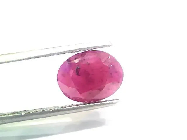 3.39 Ct Certified Unheated Untreated Natural New Burma Ruby - Venus Gems