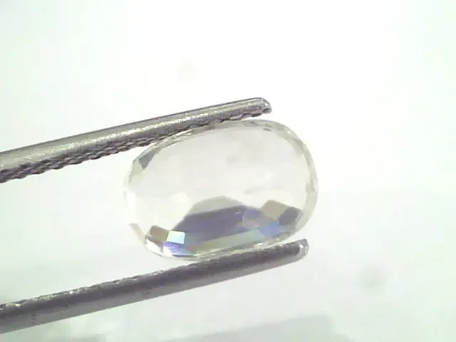 3.36 Ct Unheated Untreated Natural White Sapphire Gemstones - Venus Gems