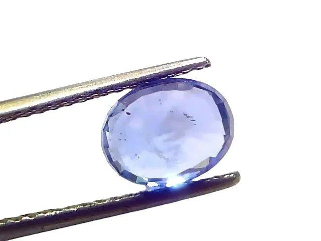 3.37 Ct IGI Certified Unheated Untreated Natural Ceylon Blue Sapphire AAA - Venus Gems