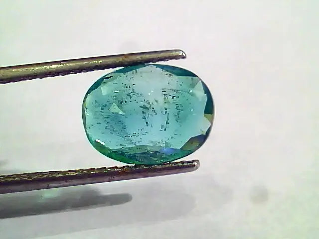 3.37 Ct Untreated Natural Zambian Emerald Gemstone Panna AA++