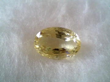 3.37 CT UNHEATED UNTREATED NATURAL YELLOW SAPPHIRE,PUKHRAJ AAAAA