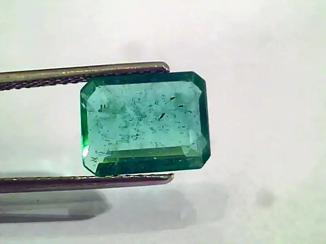3.38 Ct Untreated Natural Zambian Emerald Gemstone Panna AA++