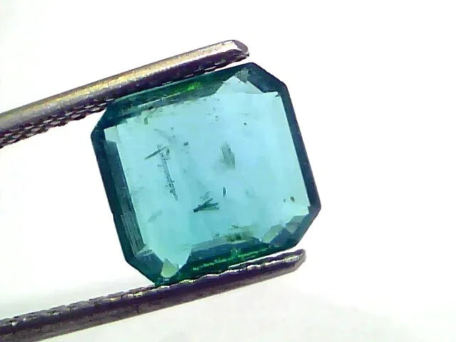 3.39 Ct GII Untreated Natural Zambian Emerald Gemstone Panna AAA - Venus Gems