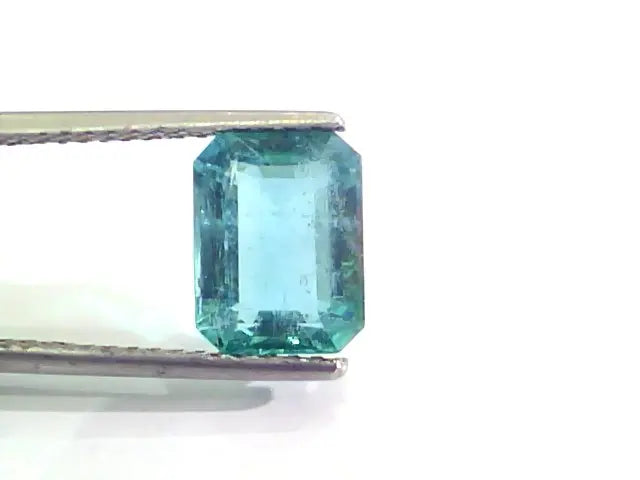 3.39 Ct Untreated Natural Zambian Emerald Gemstone Panna AAAAA
