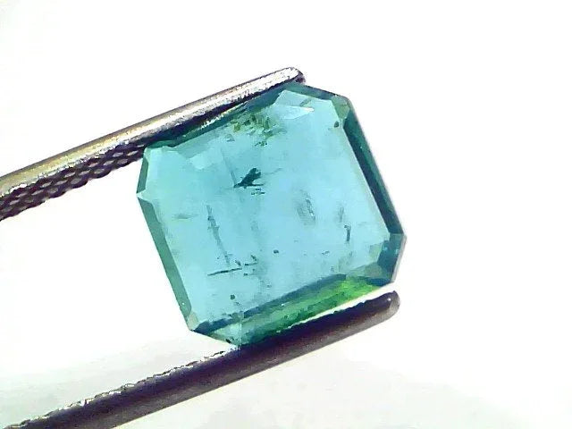 3.39 Ct GII Untreated Natural Zambian Emerald Gemstone Panna AAA - Venus Gems