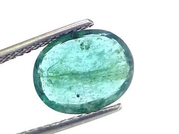 3.27 Ct Certified Untreated Natural Zambian Emerald Gemstone Panna - Venus Gems