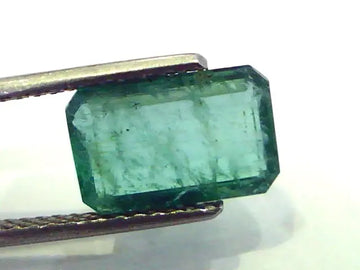 3.38 Ct Unheated Untreated Natural Zambian Emerald AAA