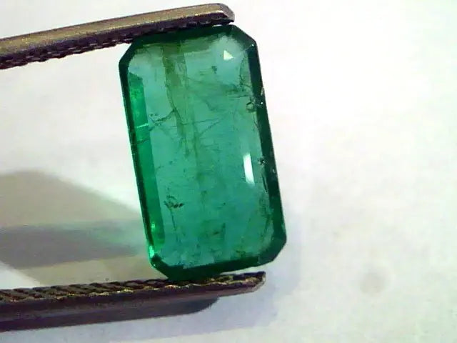 3.44 Ct Unheated Untreated Natural Zambian Emerald Gemstone AA