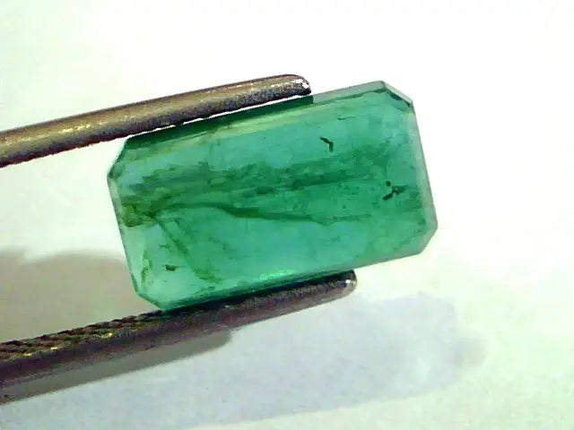 3.44 Ct Unheated Untreated Natural Zambian Emerald Gemstone AA