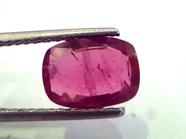 3.37 Ct IGI Certified Unheated Untreated Natural Madagaskar Ruby AAA