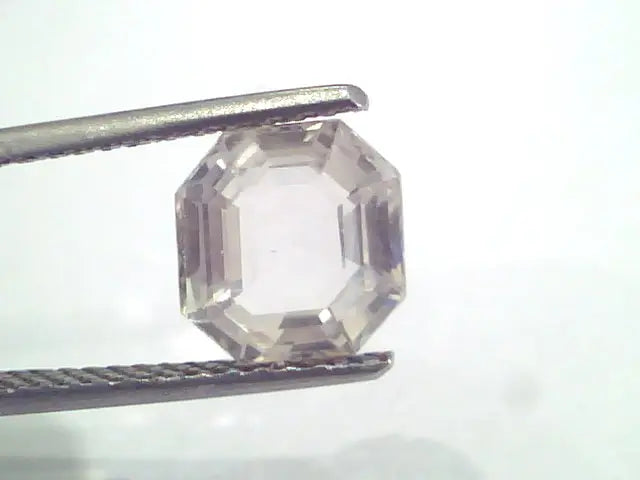 3.40 Ct Unheated Untreated Natural White Sapphire Gemstones