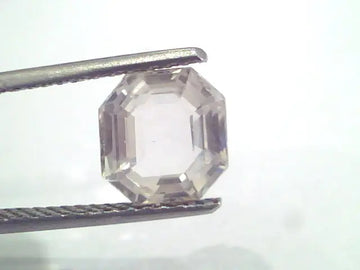 3.40 Ct Unheated Untreated Natural White Sapphire Gemstones