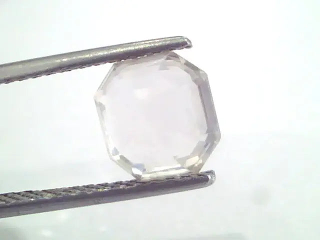 3.40 Ct Unheated Untreated Natural White Sapphire Gemstones