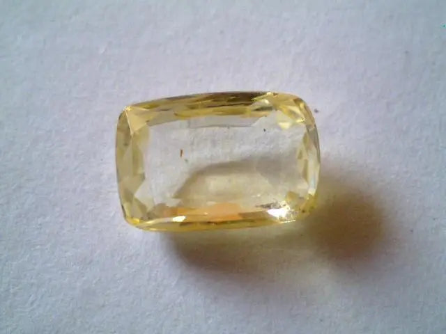 3.4 Ct Unheated Untreted Premium Natural Yellow Sapphire Pukhraj