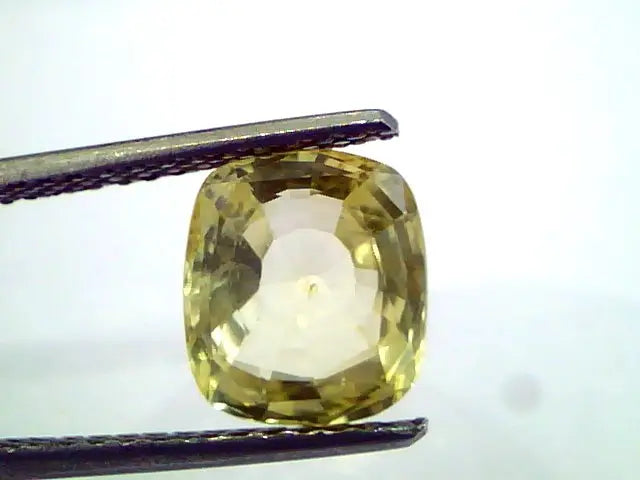 3.47 Ct Unheated Untreated Natural Ceylon Srilankan Yellow Sapphire