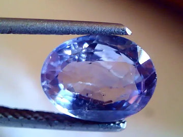 3.39 Ct Untreated Natural Ceylon Blue Sapphire Gems,Real Neelam