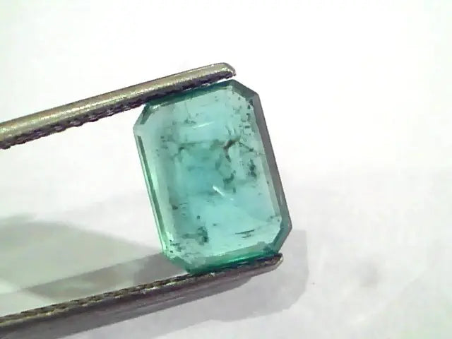 3.47 Ct Untreated Natural Zambian Emerald Gemstone Panna AAA