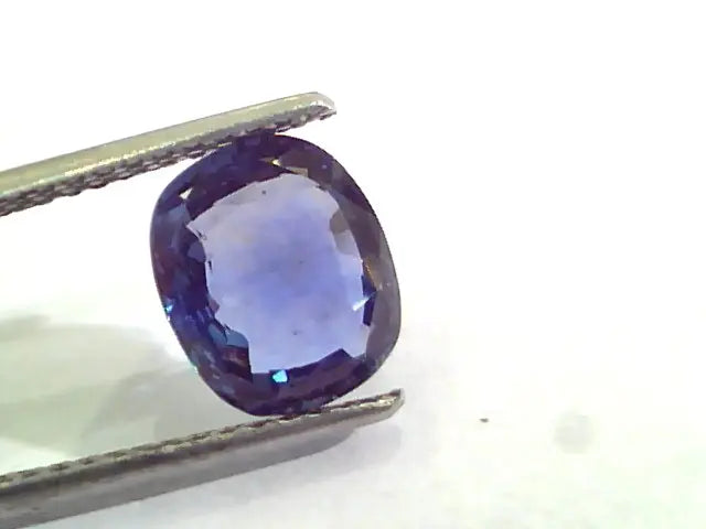 3.42 Ct Unheated Untreated Natural Ceylon Blue Sapphire Neelam