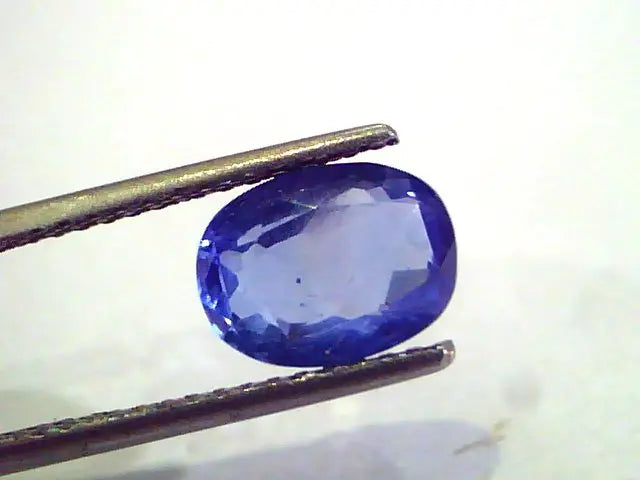 3.42 Ct Unheated Untreated Natural Ceylon Blue Sapphire Neelam Gems