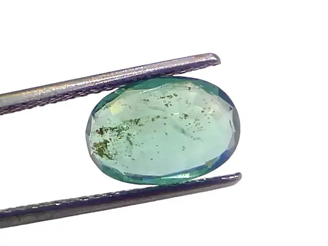 3.42 Ct GII Certified Untreated Natural Zambian Emerald Panna Gemstone - Venus Gems
