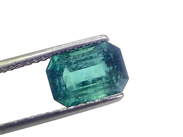3.42 Ct GII Certified Untreated Natural Zambian Emerald Panna Gemstone - Venus Gems