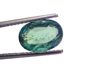 3.42 Ct GII Certified Untreated Natural Zambian Emerald Panna Gemstone - Venus Gems