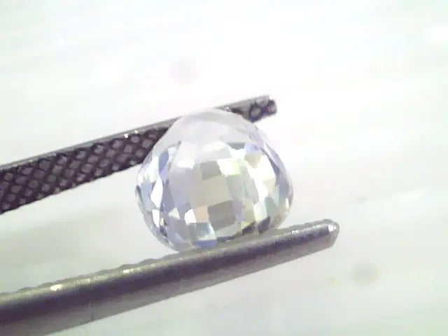 3.45 Ct Unheated Untreated Natural Ceylon White Sapphire Gems