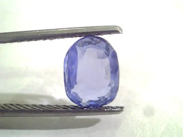3.46 Ct Unheated Untreated Ceylon Blue Sapphire Neelam Gemstones
