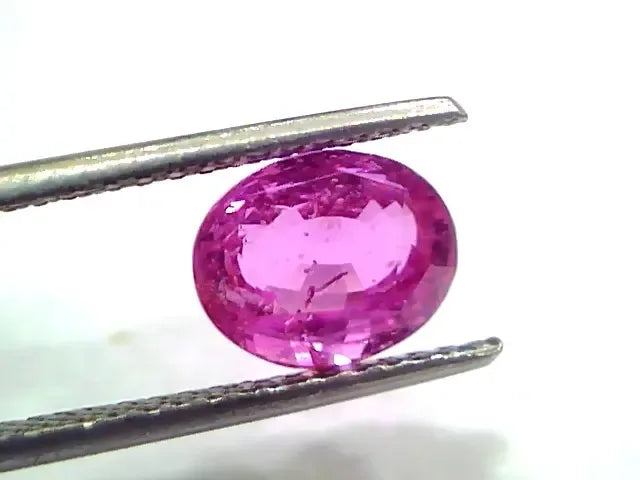3.43 Ct GII Certified Unheated Untreated Natural Madagaskar Ruby AAAA - Venus Gems