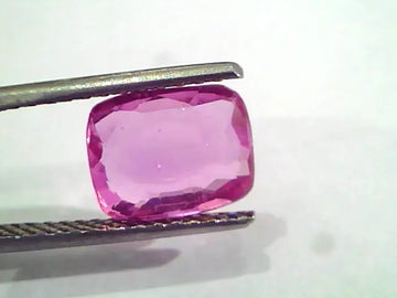 3.43 Ct GII Certified Unheated Untreated Natural Madagaskar Ruby