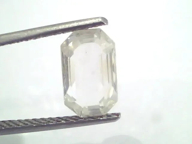 3.43 Ct Unheated Untreated Natural White Sapphire Gemstones - Venus Gems