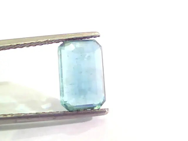 3.44 Ct Untreated Natural Zambian Emerald Gemstone Panna AAAAA