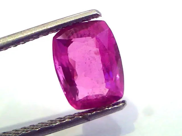 3.44 Ct IGI Certified Unheated Untreated Natural Madagaskar Ruby
